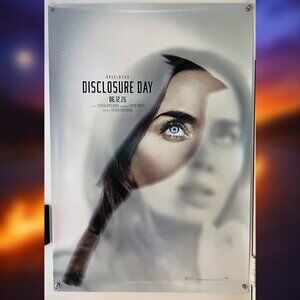 DISCLOSURE DAY (2026) - ORIGINAL DOUBLE SIDED ADVANCE EMILY BLUNT MOVIE POSTER